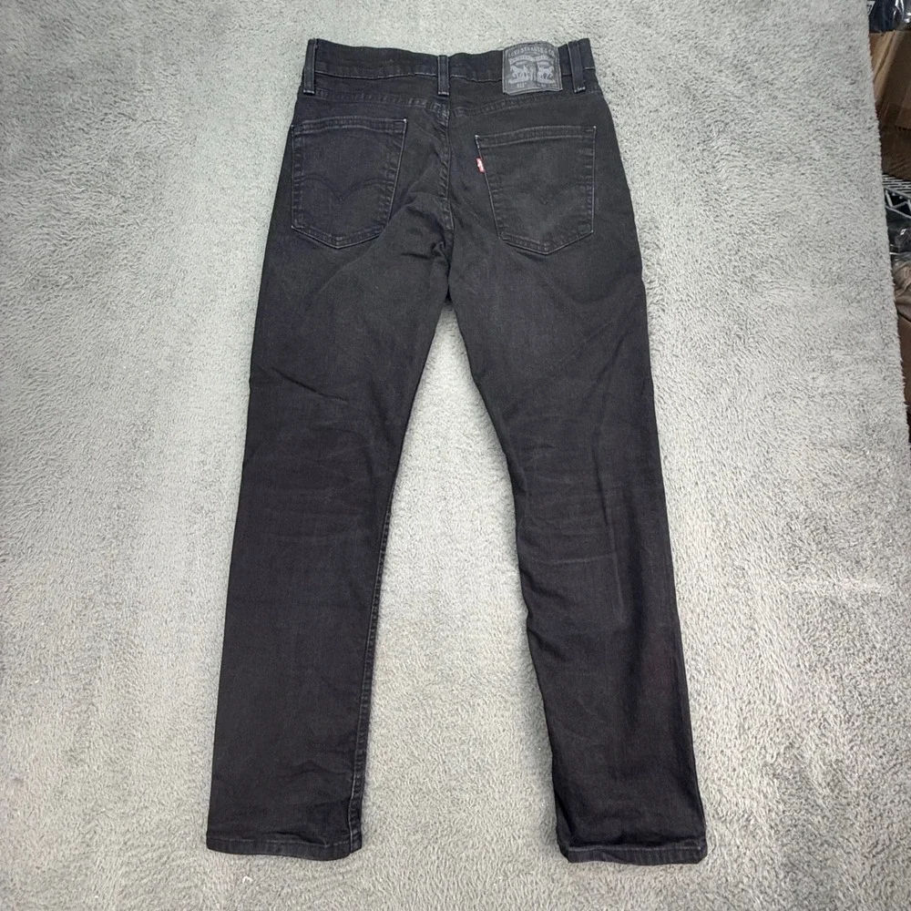 Levi's‎ 511 Slim Fit Jeans Mens 31x30 Black Stretch Denim 04511-1907